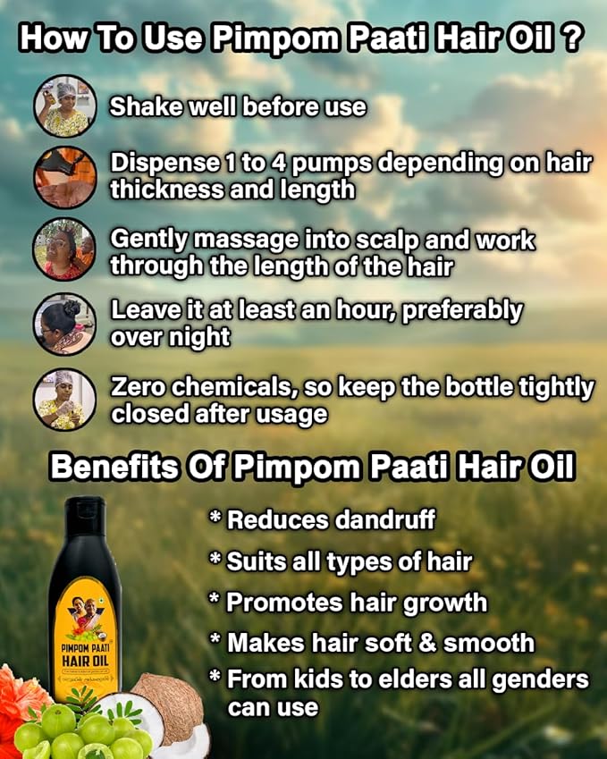 Budget Combo - 100ml Paati hair oil + 200g Shikakai Powder