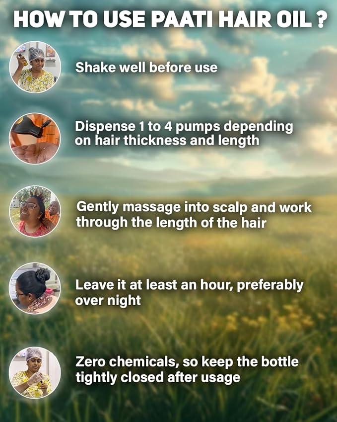 200ml Paati hair oil