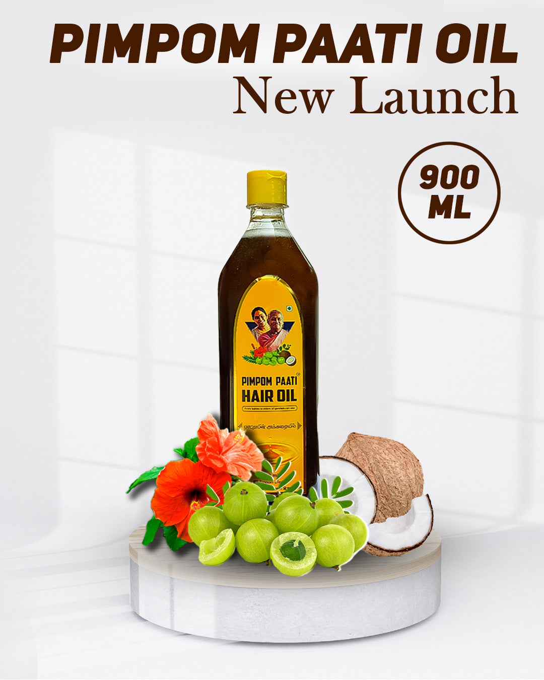 900ml Paati hair oil