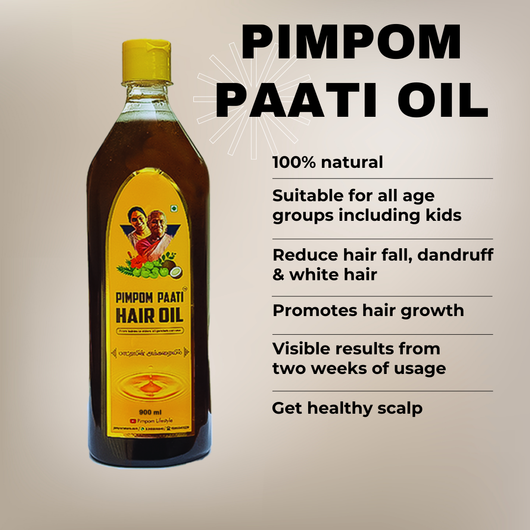 900ml Paati hair oil