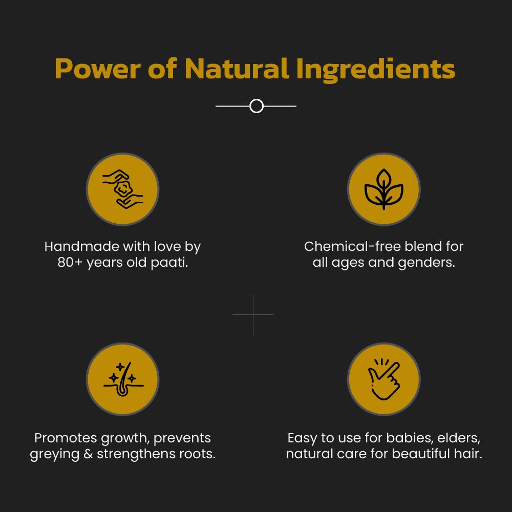 900ml Paati hair oil