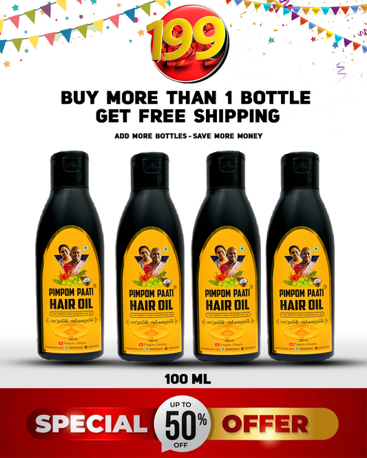 100ml Paati hair oil - Prepaid Offer