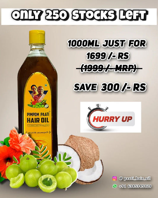 Special Offer - 1 Litre Paati hair oil