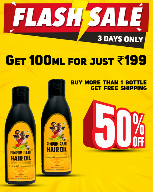 100ml Paati hair oil - Flash Sale 50% Offer